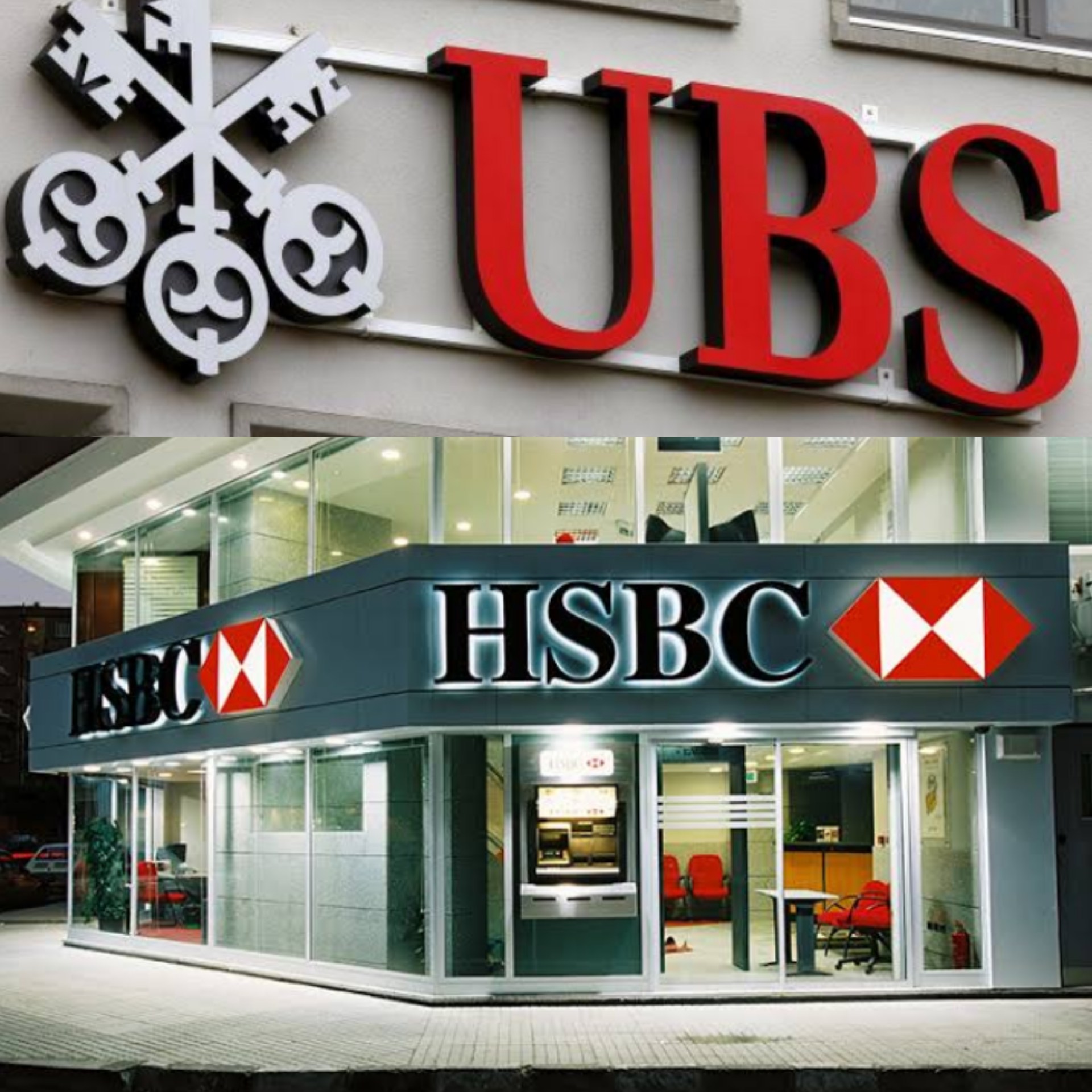 Hsbc and ubs